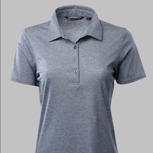 Travis Mathew She Classy Polo M Heather Indigo NWT